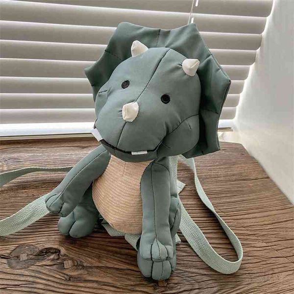 

cute cartoon messenger children za dinosaur baby light bag animal modeling boy mini backpack