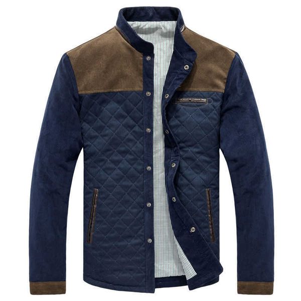 Jaqueta masculina de primavera uniforme de beisebol eslim casaco casual mens marca moda casaco masculino casaco quilted outerwear 211013