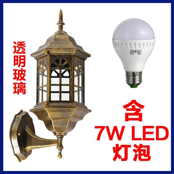 

wall lamp led balcony waterproof fashion outdoor house american modern bedside brief