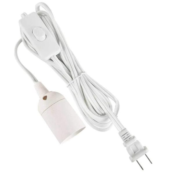 

lamp holders & bases extension hanging lantern cord cable 15ft ul 360w with e26 e27 socket on/off button pendant lighting, us plug