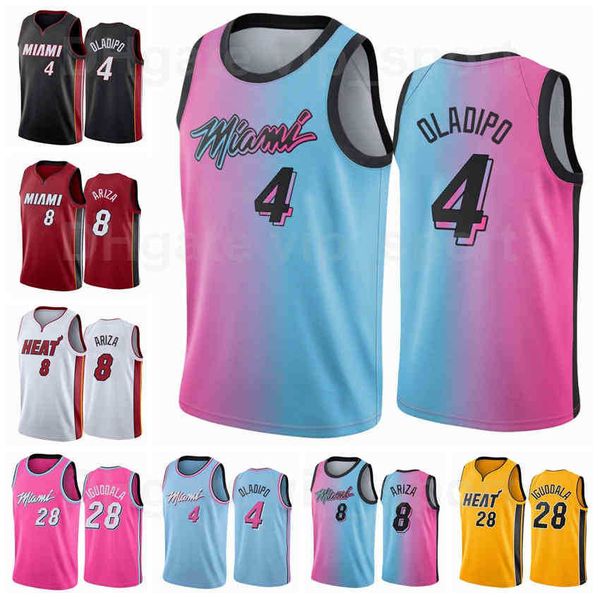 

printed basketball trevor ariza jersey 8 andre iguodala 28 victor oladipo 4 team custom name number size s to xxxl, Black;red