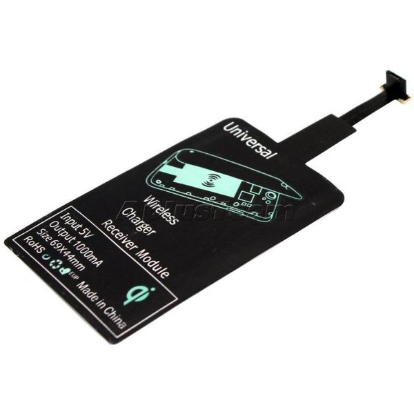 QI Caricabatterie USB wireless Ricevitore Pad Ingresso 1000mA per smartphone Android di tipo C Cellulari Modulo di ricarica mobile Alta qualità