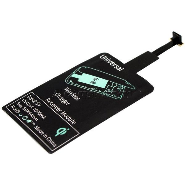 

qi wireless usb charger receiver pads 1000ma input for type c android smartphones cell phones mobile charging module high quality