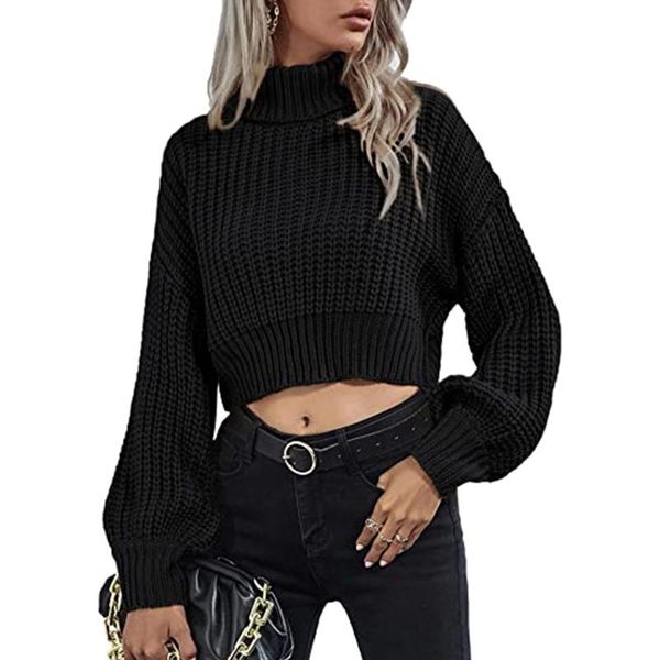 

women's sweaters autumn fashion women solid sweater turtleneck slim long sleeve short clothes stylish pullovers, White;black