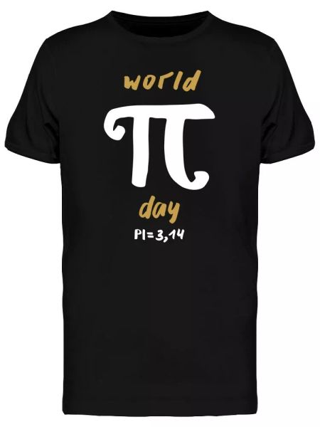 

pi graphic men's tee -image by shutterstock, White;black