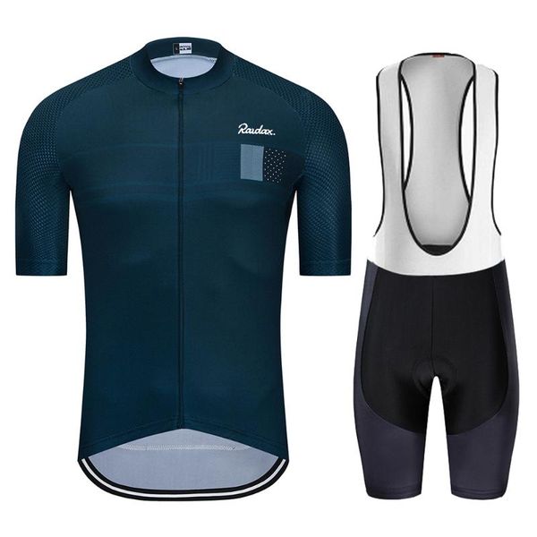 

raudax 2021 cycling sets triathlon bicycle clothing breathable mountain clothes suits ropa ciclismo verano racing, Black;blue
