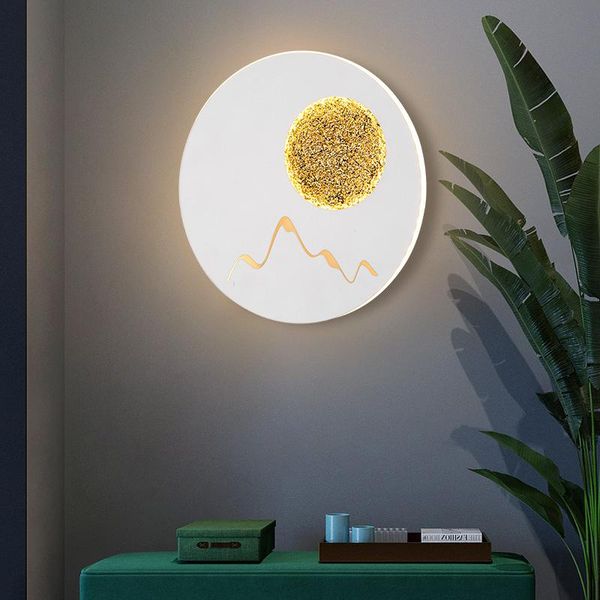 

wall lamp nordic planet led living room round post-modern creative personality decoration art bedroom bedside light