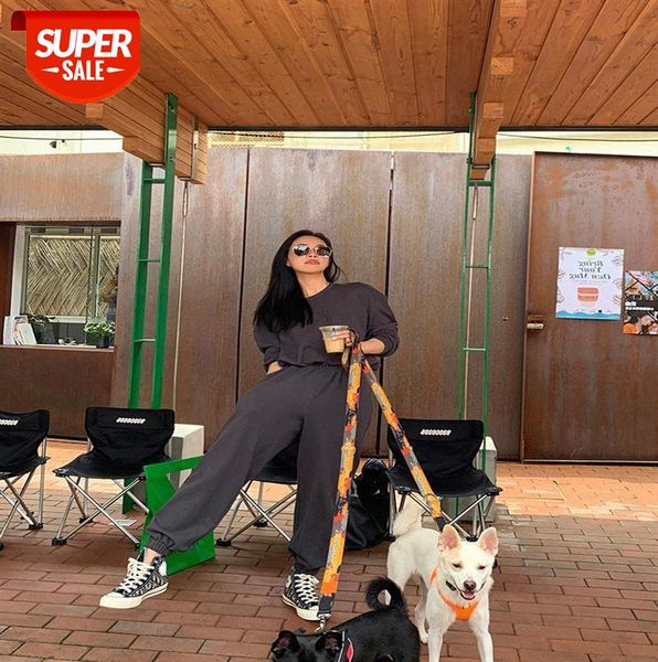 

kardashian sports set series gao-end customized age-reducing long-sleeved short sweater two-piece female #ln5a, Black