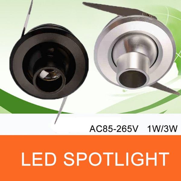 

downlights mini led cabinet downlight recessed spot light include driver 1w 3w 85-265v for cabinets furnishings parlor bar showcase