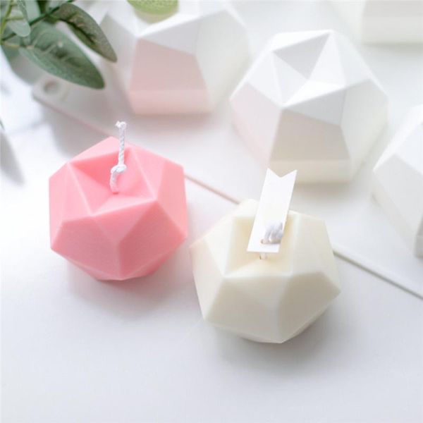 

craft tools geometric candle silicone molds diamond cube diy soap mold plaster decorating mould handmade crafts