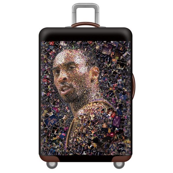 

toiletry kits basketball character pattern luggage cover suitcase protector fits 18-32 inch travel washable dustproof anti-scratch