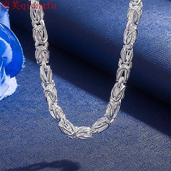 

pendant necklaces qiongfu original personality men's jewelry fashion s925 silver-plated dragon head necklace mens hip hop wholesale