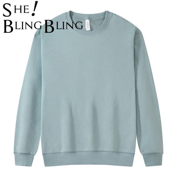 

sheblingbling tracksuit pullovers spring autumn women sportswear female long sleeve 2021 chic drop shoulder loose sweatshirt women's ho, Black