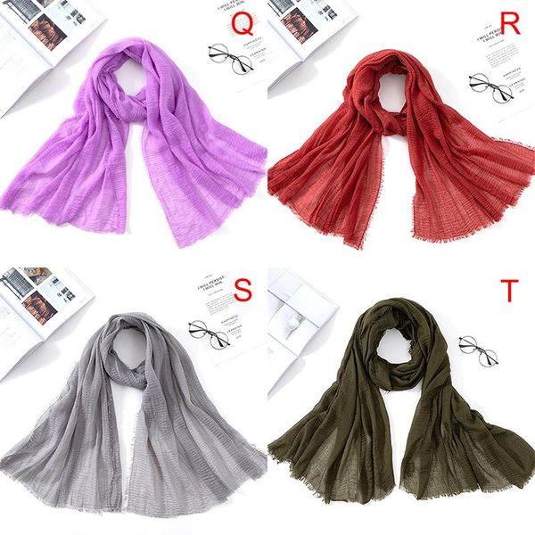 

women scarf cotton lady shawls and wraps head scarves neck, Blue;gray
