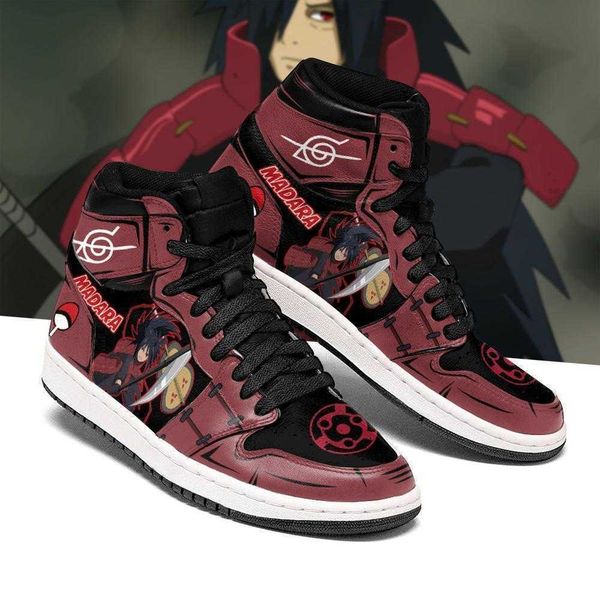 

madara uchiha sneakers fighting naruto anime