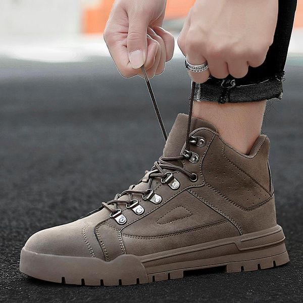

boots casual winter causal sport shoe invierno outdoor men mens de sneakers breathable wear sneaker sale man, Black