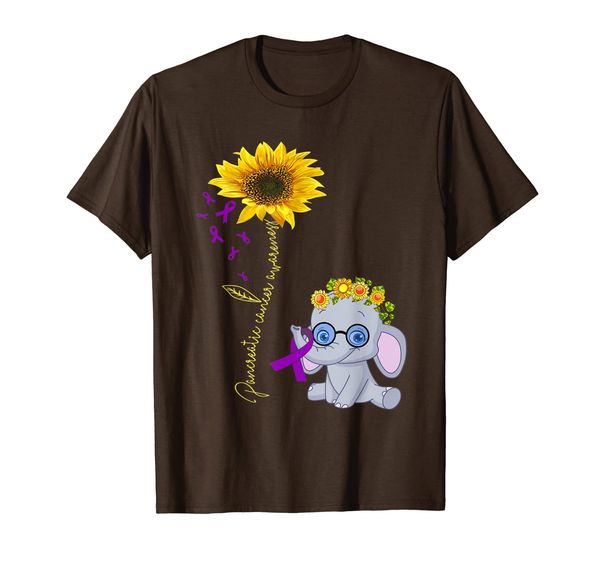 

pancreatic cancer hippie sunflower elephant T-Shirt, Mainly pictures