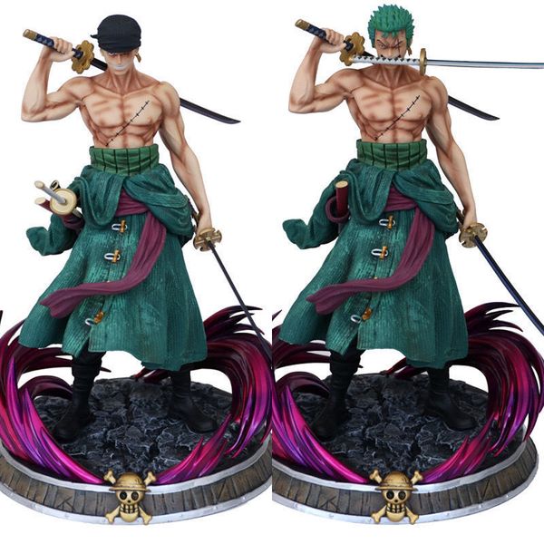 

pirate king's dream solo double head gk statue animation model ornaments
