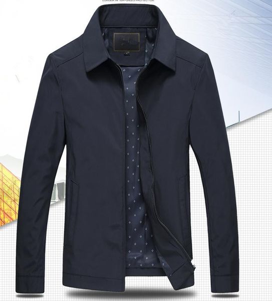 

2021 spring and autumn fashion long sleeve men's jacket coat@01, Black;brown