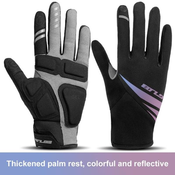 

cycling gloves waterproof winter warm anti-slip touch screen weather outdoor sports men women ski, Black