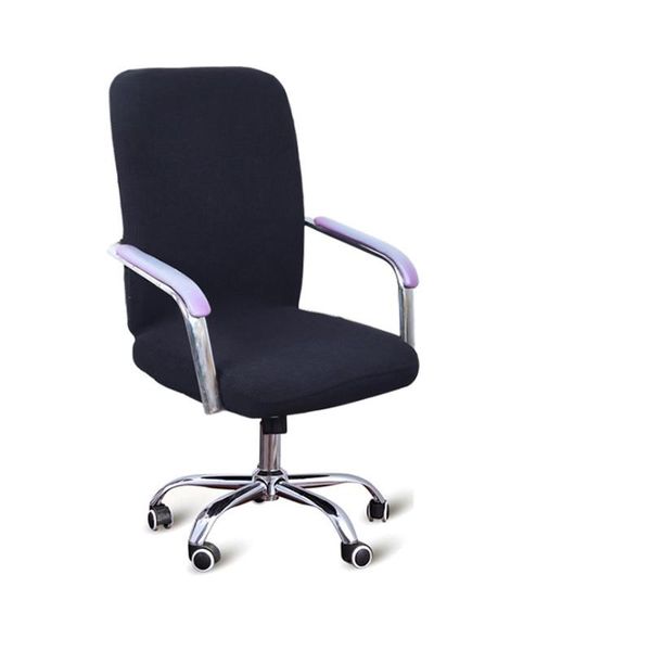 

chair covers 9 colors modern spandex computer cover 100% polyester elastic fabric office easy washable removeable
