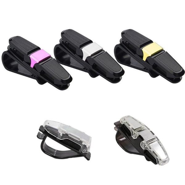 

car organizer carbon brazing glasses clip multi function sunglasses double sun visor bill accessories