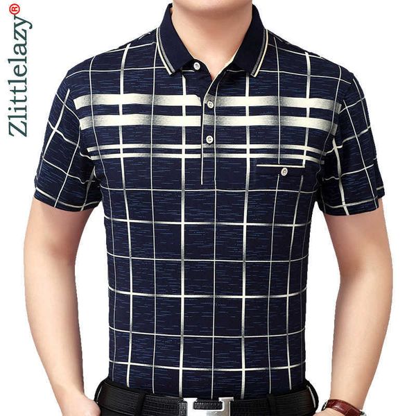 

summer polo shirt men short sleeve polos shirts plaid slim fit mens pol clothes dress bodybuilding streetwear poloshirt 1780 210707, White;black