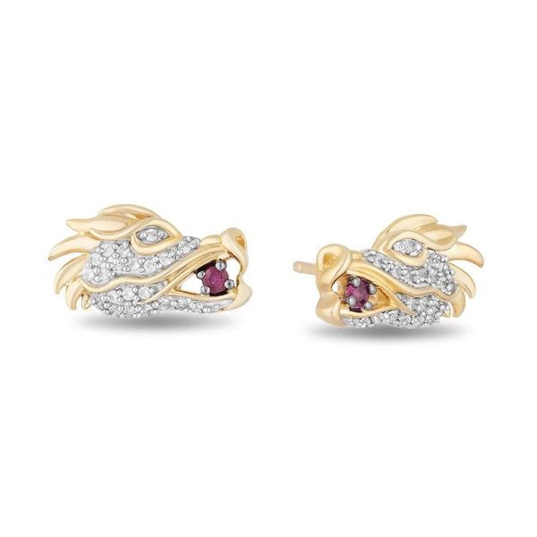 

stud 1 pair fashion creative crystal dragon minimalist earrings for women men exquisite jewelry girls gifts, Golden;silver
