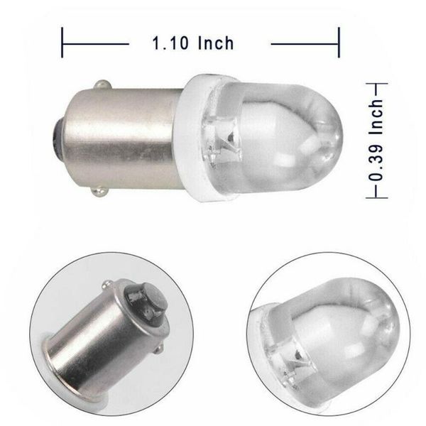 

emergency lights 6000k ba9s panel dash light bulbs dome gauge 2-b miniature bayonet