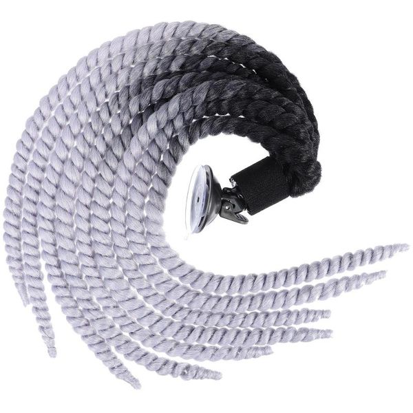 

motorcycle helmets helmet braids men women ponytails decoration