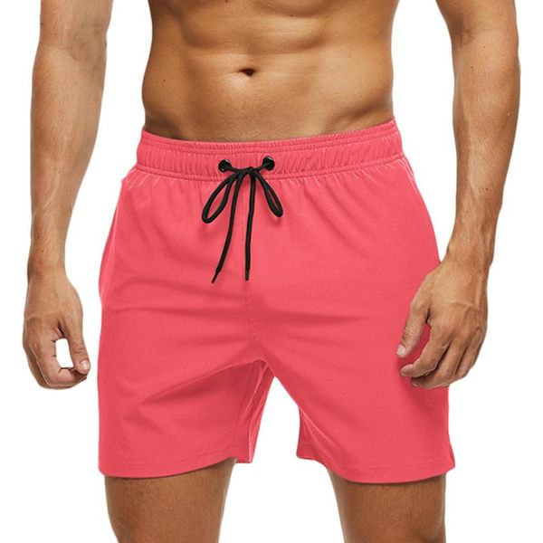 

men's swimwear 2021 stretch swim trunks quick dry beach shorts with zipper pockets and mesh lining