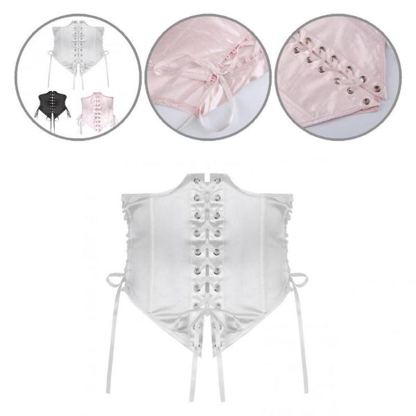 

bustiers & corsets fashion practical waist gathered women corset slim fit lady bustier boned for club, Black;white