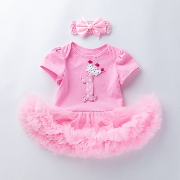 

girl's dresses holiday party girl 1 year first birthday outfit born baby for girls tutu dress gown 1027, Red;yellow