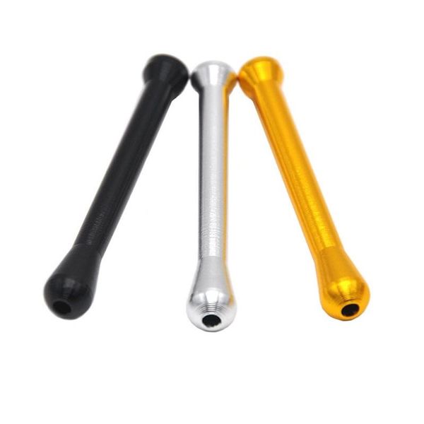 2021 52mm Metallo Snuff Straw Sniffer Snorter Tubo nasale 4 colori Snuffer Bullet Accessori per tubi di fumo Usa strumenti