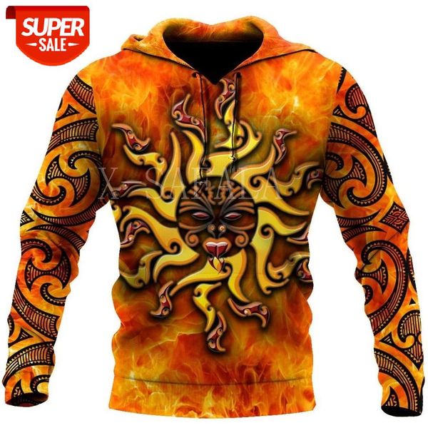 

maori tamanuitera the sun 3d print hoodie man women harajuku outwear zipper pullover sweatshirt casual jacket tracksuit #hk9x, Black