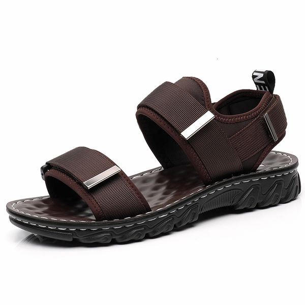 

dress shoes jumpmore summer men sandals fashion casual selling webbing size 38-44 up6o, Black