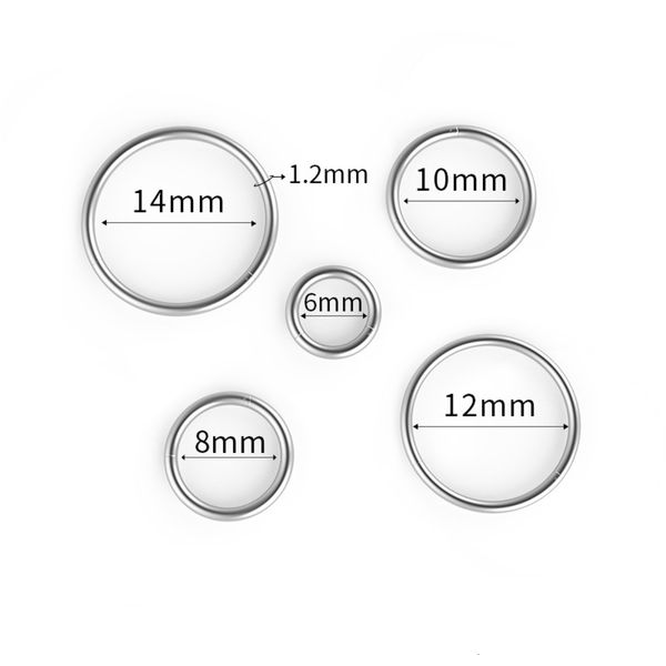 

g23 titanium alloy men's and women's seamless nose ring earring puncture jewelry fashion closed ring sales