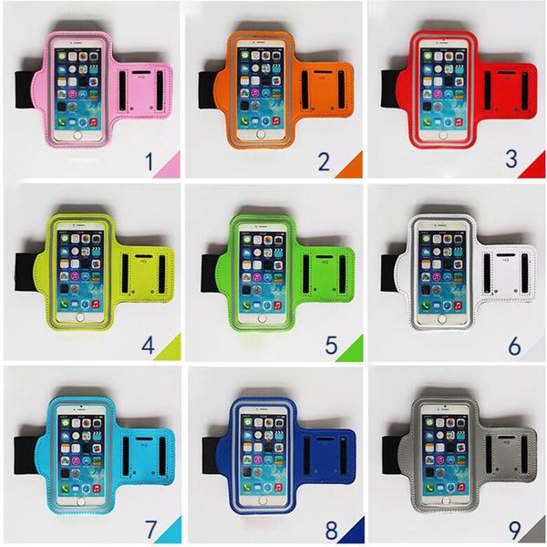 Für Iphone Armband Fall Lauf Gym Sport Telefon Tasche Halter Pounch Abdeckung Fall Für Samsung Galaxy S6 Rand Anti-schweiß Arm Band 2024