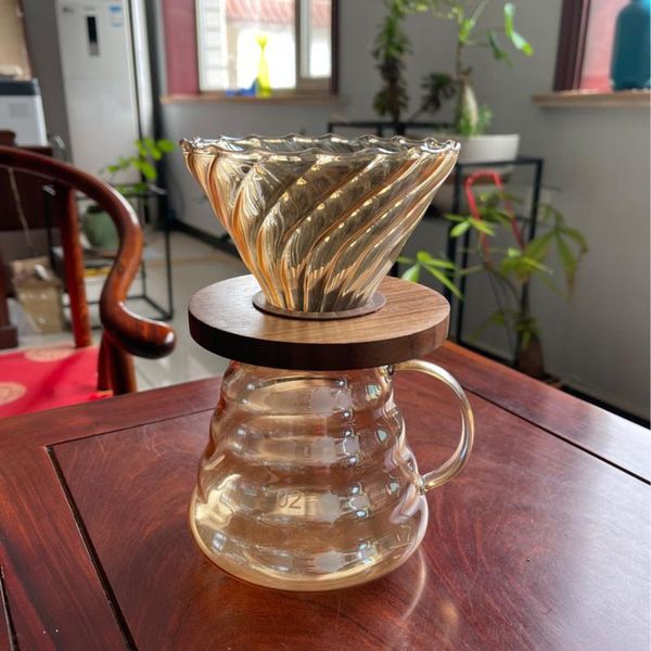 

coffee filters modern and simple household manual large-capacity glass pot