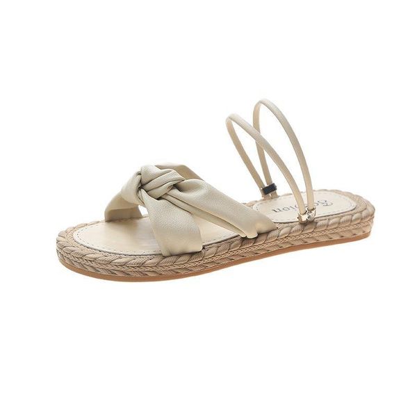

sandals summer style fairy casual fashion korean flat-bottom student two-wear slippers, Black