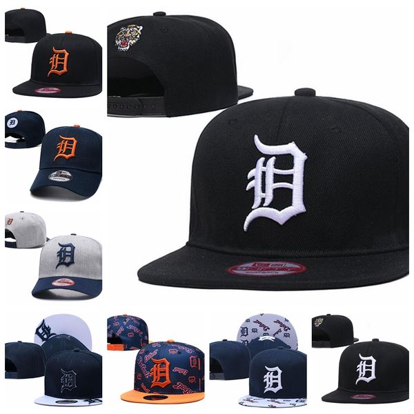 

snapbacks detroit tigers hat outdoor fashionable summer fits baseball truck cap, Black;white