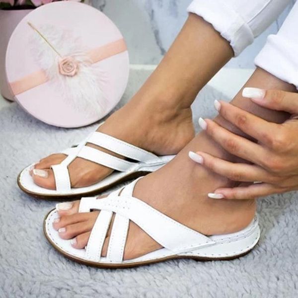 

women slippers sandals shoes comfy platform flat sole woman open toe beach, Black