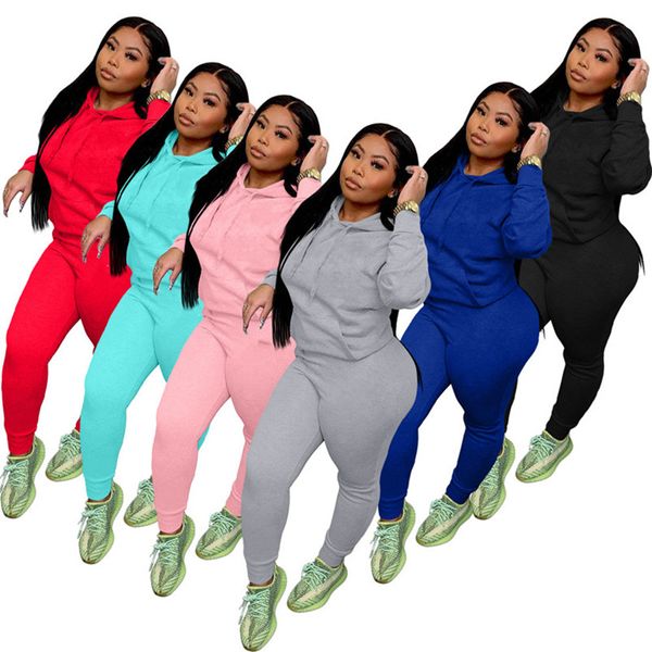 

women sweatsuits two piece tracksuit set embroidery letter s-3xl outfits long sleeve hoodies and sweatpants solid jogging suits fall winter, Gray