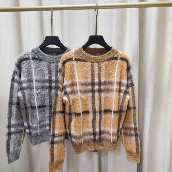 

fashion wool knit sweater coat crochet mujer pullover letters logo bbrye brand womens stripes long sleeve casual hoodie shirt women clothes, White;black