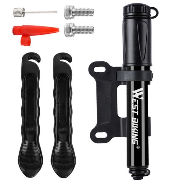 

bike pumps 1 set air pump tire inflator aluminium alloy pry tyre bar