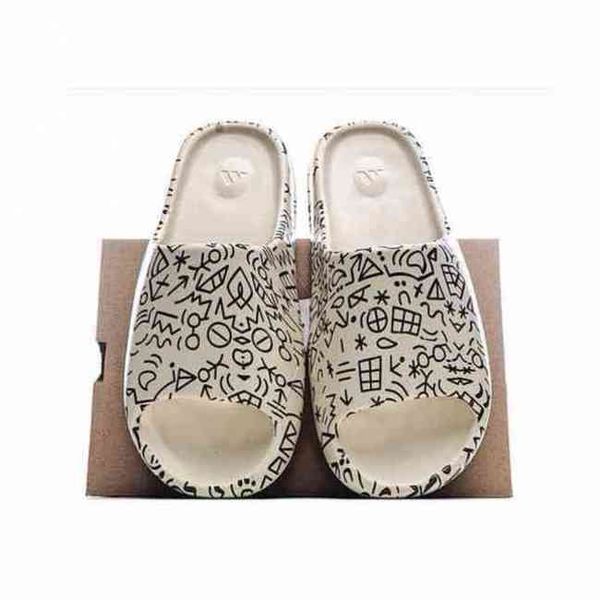 

fashion brand slippers foam men super great quality runner outdoor basketball football soccer sneakers sports sandal summer bedroom party ny, Black