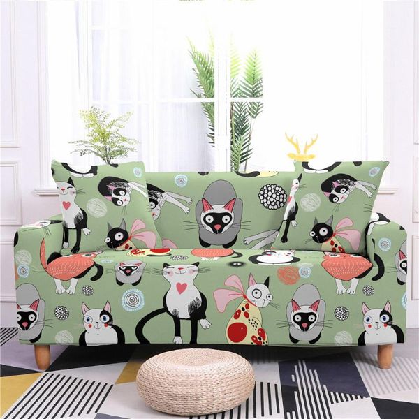 

chair covers animal elastic sofa cover for living room modern sectional corner slipcover couch protector 1/2/3/4 seater