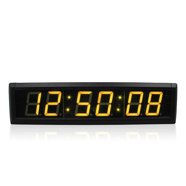 

timers ntp 2.3" indoor wall clock led digital satch yellow countdowntimer