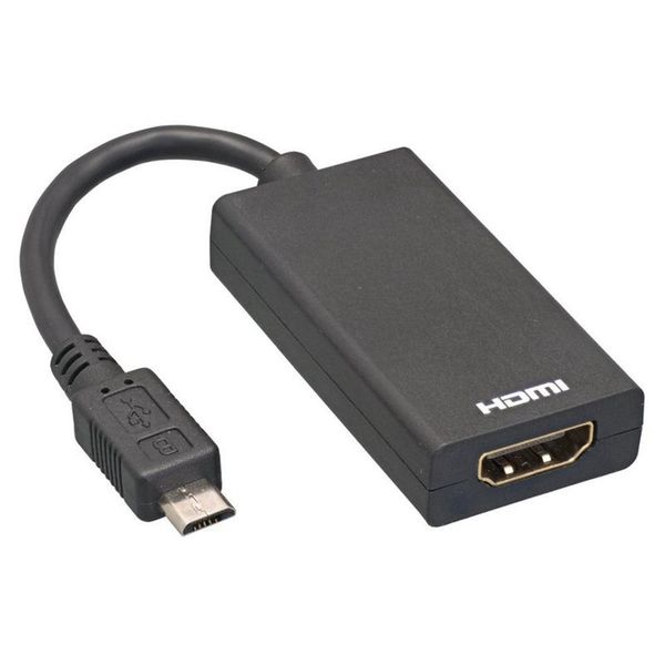 

audio cables & connectors micro-usb to adapter for tv monitor 1080p hd o cable and video converter huawei htc mhl device