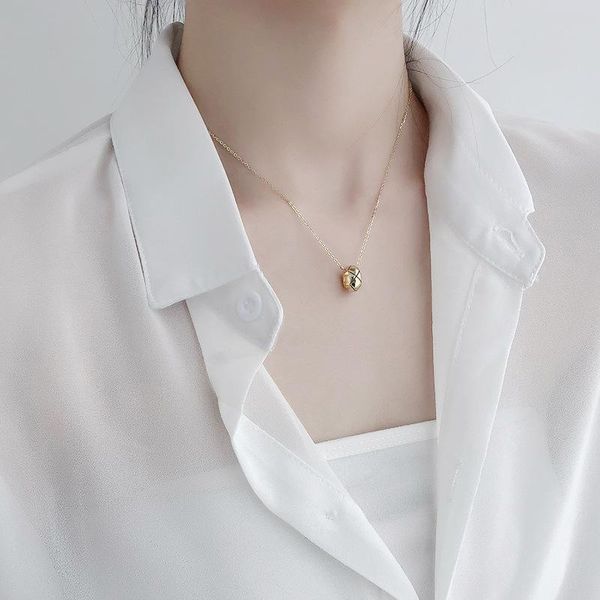 

chains fmily minimalist 925 sterling silver personality mesh necklace fashion exquisite hip hop clavicle chain for girlfriend gift